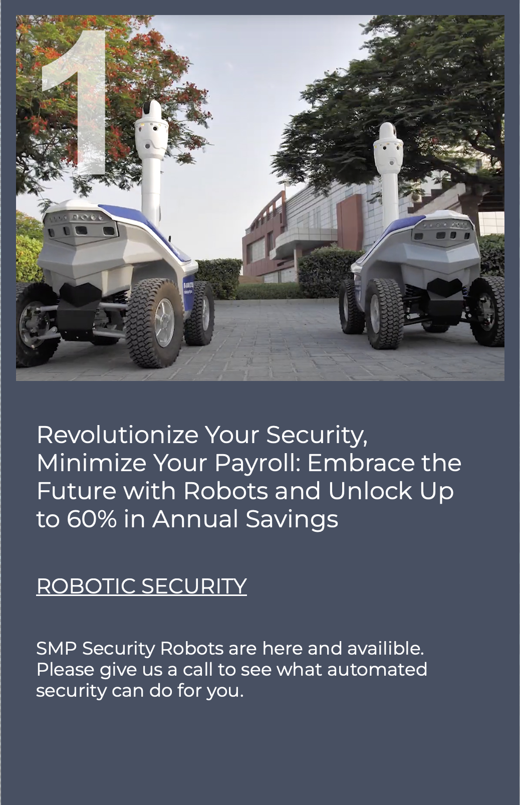 Security Robots